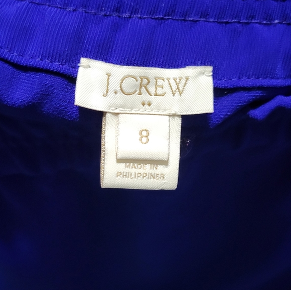 J.Crew royal blue skirt - Picture 2 of 2